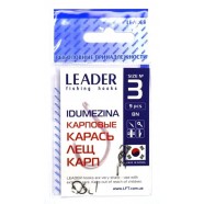 Гачки для риби, №3, Leader Idumezina, 9шт/уп, колір BN